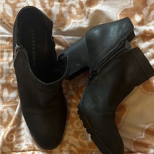 Lucky Brand black booties